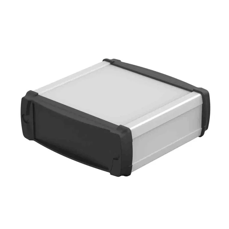 Bopla Aluminium General Purpose Enclosure with Black Lid IP40 42 mm x 120 mm x 100 mm 83246100.HMT1 ELPH 1240-0100