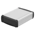 Bopla Aluminium General Purpose Enclosure with Black Lid, IP40, 42 mm x 120 mm x 150 mm 83246150.HMT1 ELPH 1240-0150