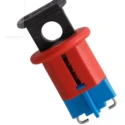 RS PRO Blue, Black, Red Miniature Circuit Breaker Lockout Steel, ABS, Nylon, 7.25 mm Shackle Diameter 221-5278