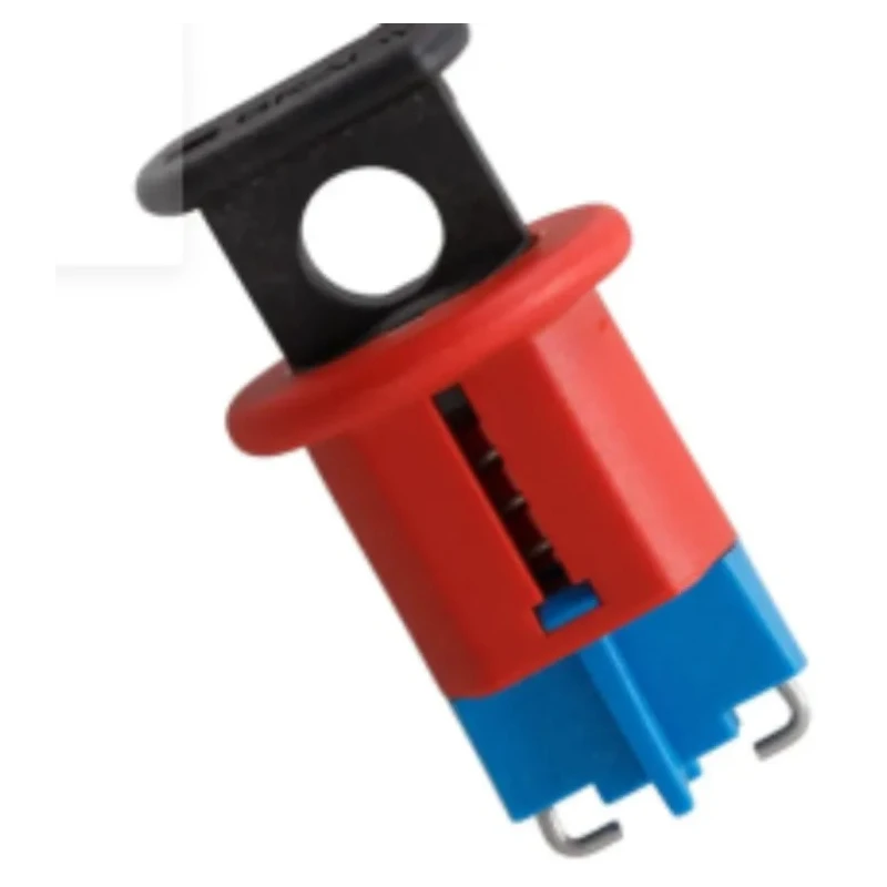RS PRO Blue, Black, Red Miniature Circuit Breaker Lockout Steel, ABS, Nylon, 7.25 mm Shackle Diameter 221-5278