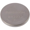 Panasonic Lithium Polycarbon Monofluoride Button Battery 3 V Nominal Voltage 190 mAh Capacity 20 mm Diameter BR-2032/BN