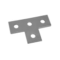 RS PRO Stainless Steel Flat T Shape Bracket 316 Stainless Steel 221-6343