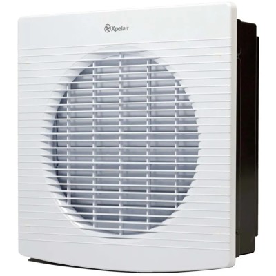 Xpelair WX12 Wall Mount Extractor Fan 230V AC 90W Power 1060 m³/h Airflow 53.5 dBA Noise, Duct Size 315 mm 90011AW