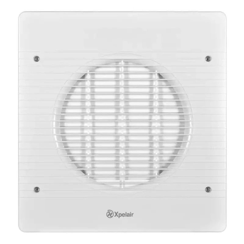 Xpelair WX12 Wall Mount Extractor Fan 230V AC 90W Power 1060 m³/h Airflow 53.5 dBA Noise, Duct Size 315 mm 90011AW