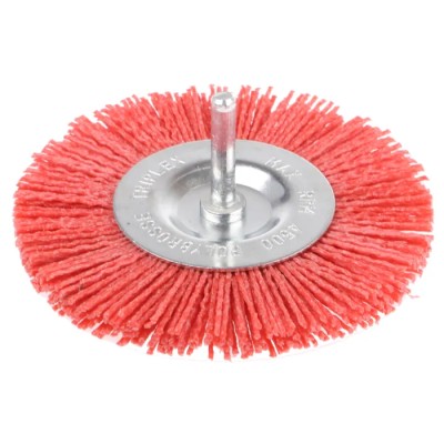 Tivoly Nylon Crimp Wire Abrasive Brush 100 mm Diameter XT20222000778