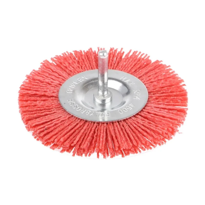 Tivoly Nylon Crimp Wire Abrasive Brush 100 mm Diameter XT20222000778