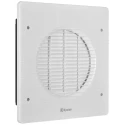 Xpelair WX12 Wall Mount Extractor Fan 230V AC 90W Power 1060 m³/h Airflow 53.5 dBA Noise, Duct Size 315 mm 90011AW