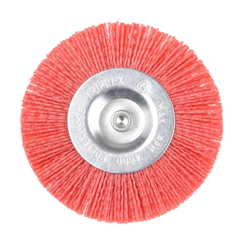 Tivoly Nylon Crimp Wire Abrasive Brush 100 mm Diameter XT20222000778