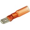 TE Connectivity DuraSeal Red Insulated Female Spade Connector Crimp 6.35 x 0.8 mm Tab Size B-106-4631