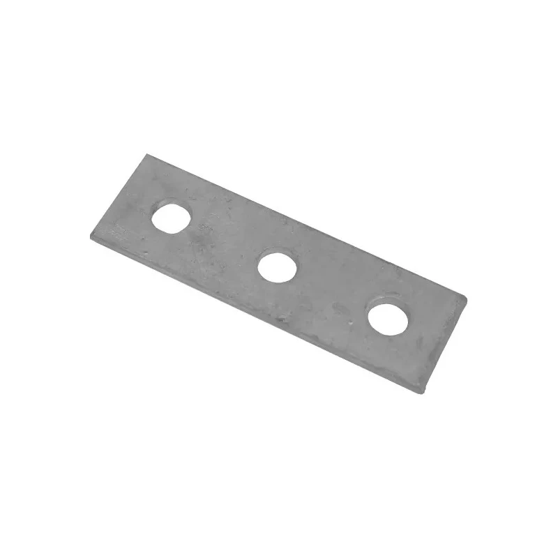 RS PRO Stainless Steel Rectangular Bracket 3 Hole 14mm Holes 40 x 126 x 5mm 221-6341