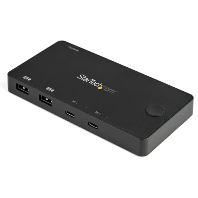 StarTech.com 2 Port 1 Displays USB HDMI KVM Switch HDMI 3840 x 2160 pixel Maximum Resolution SV211HDUC