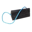 RS PRO Rubber Wheel Chock 333 mm x 155 mm x 170 mm 221-7853