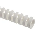 RS PRO White Flexible Slot Cable Trunking W20mm x D20 mm x L500 mm Polypropylene W20mm