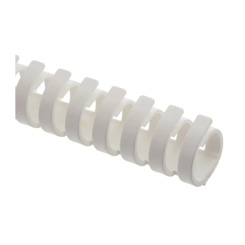 RS PRO White Flexible Slot Cable Trunking W20mm x D20 mm x L500 mm Polypropylene W20mm