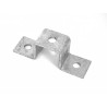 RS PRO Hot Dipped Galvanised U Shape Bracket 5 Hole 14 mm Fixing Holes 135 mm Length 40 mm Width 221-6344