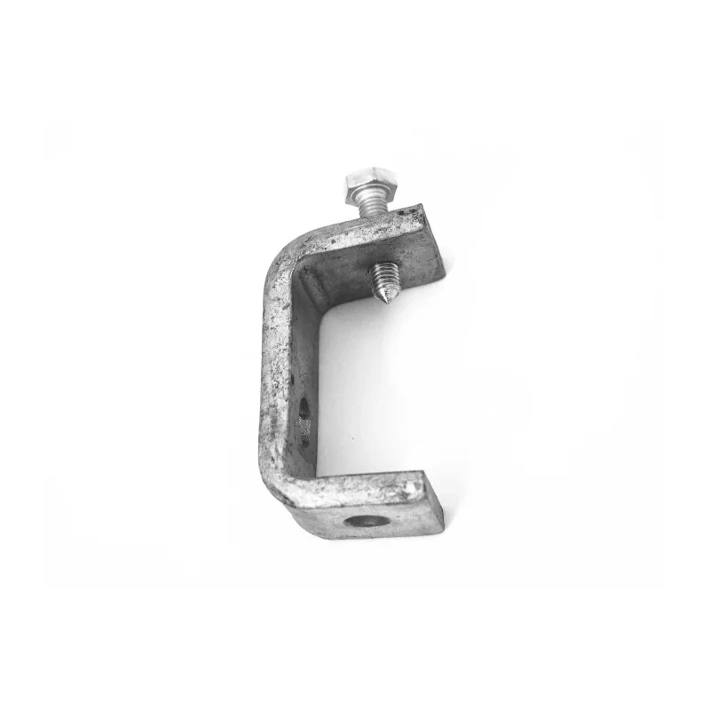 RS PRO Hot Dip Galvanised Steel C-Type Beam Clamp M10 Bolt Size 14mm Hole Diameter 98mm Length 221-6345