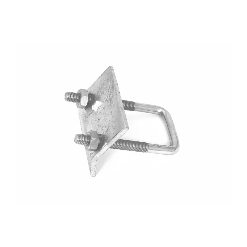 RS PRO Hot Dip Galvanised Steel Beam Clamp C Clamp 55mm Hole Centre 21 x 41 mm Fitting Width 80mm Length 70mm Width 221-6346