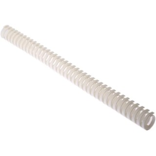 RS PRO White Flexible Slot Cable Trunking W30mm x D30mm x L500mm Polypropylene W30mm