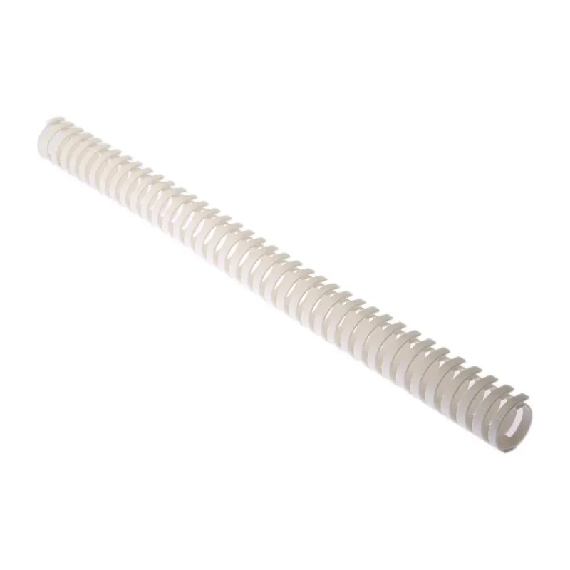 RS PRO White Flexible Slot Cable Trunking W30mm x D30mm x L500mm Polypropylene W30mm