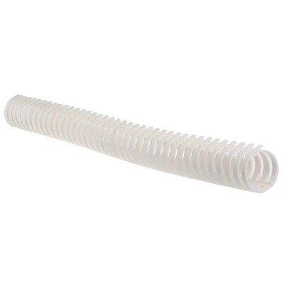 RS PRO White Flexible Slot Cable Trunking W40mm x D40mm x L500mm Polypropylene W40mm