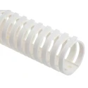 RS PRO White Flexible Slot Cable Trunking W40mm x D40mm x L500mm Polypropylene W40mm