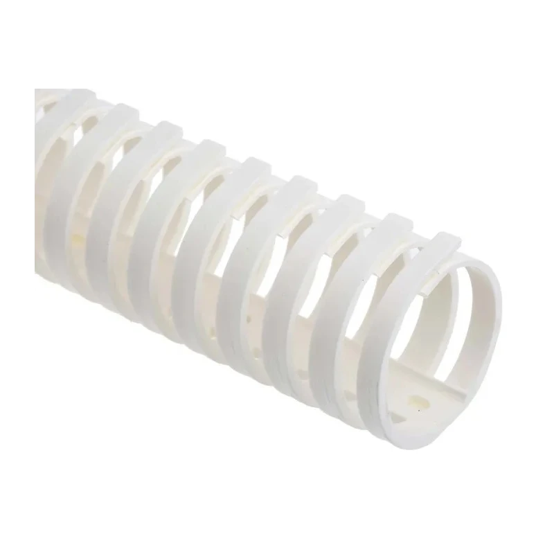 RS PRO White Flexible Slot Cable Trunking W40mm x D40mm x L500mm Polypropylene W40mm