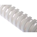 RS PRO White Flexible Slot Cable Trunking W30mm x D30mm x L500mm Polypropylene W30mm