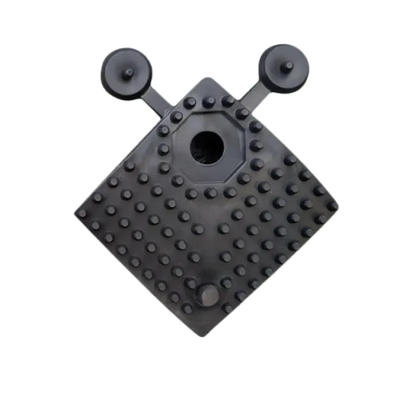 RS PRO Black Anti-Slip Polyvinyl Chloride Interlocking Tile Holes Finish 60 mm x 60 mm x 16 mm 221-7918