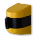 RS PRO Retractable Safety Barrier with Black and Yellow Cloth Tape, ABS Material, 9m Tape Length 221-7883