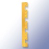 RS PRO Yellow Polyvinyl Chloride Edge Protection Strip Interlocking Anti-Slip Finish 470mm x 470mm x 14mm 221-7924