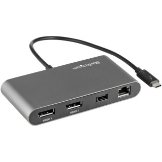 StarTech.com 2 5120 x 2880 pixel Thunderbolt 3 Docking Station with USB 3.0 Ports, DisplayPort, RJ45 Ethernet TB3DKM2DPL