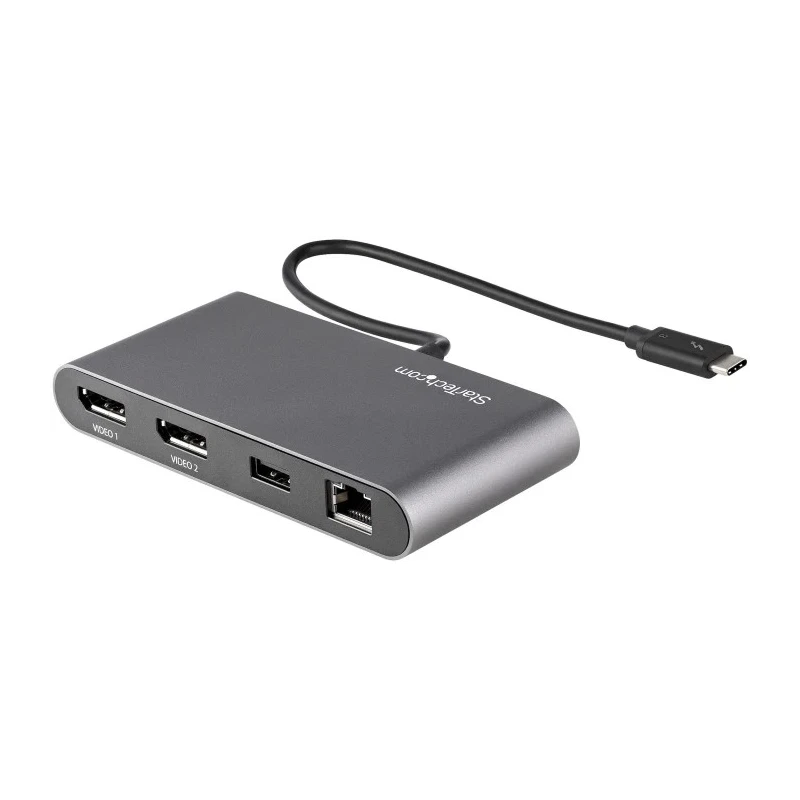 StarTech.com 2 5120 x 2880 pixel Thunderbolt 3 Docking Station with USB 3.0 Ports, DisplayPort, RJ45 Ethernet TB3DKM2DPL