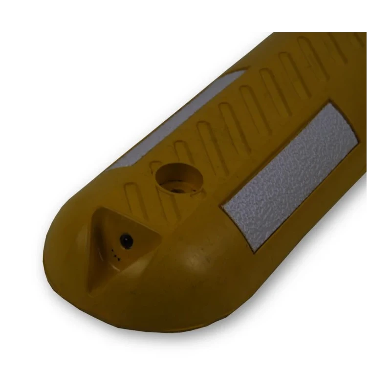 RS PRO Yellow White Rubber D Fender Impact Protector 1m Length 145mm Width 50mm Height 221-7858
