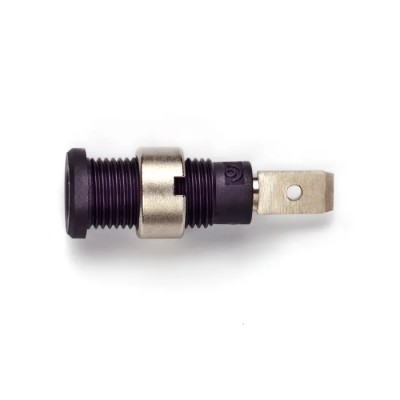 Pomona Black Female Banana Socket Solder Termination Nickel Plated Brass Polyamide 600V 10A 72922-0