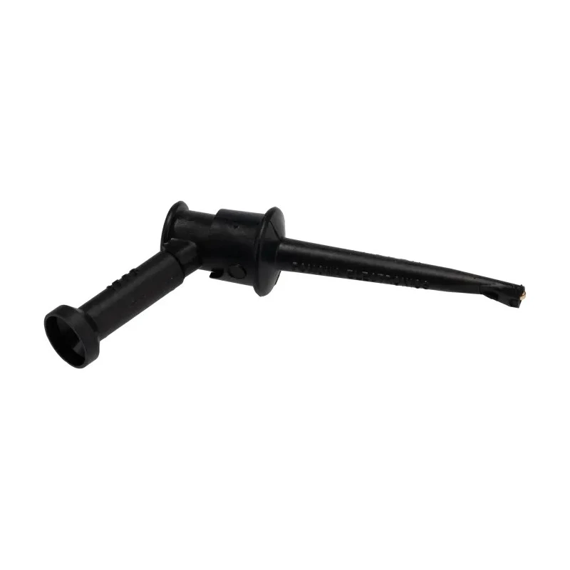 Pomona Black Hook Clip with 3 mm Tip, 60V DC, 5A Current, 4.2 mm Probe Socket, 65 mm Length 4723-0
