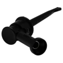 Pomona Black Hook Clip with 3 mm Tip, 60V DC, 5A Current, 4.2 mm Probe Socket, 65 mm Length 4723-0