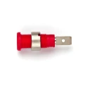 Pomona Red Female Banana Socket Solder Termination 600V 10A Nickel Plating 72922-2