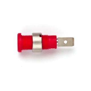 Pomona Red Female Banana Socket Solder Termination 600V 10A Nickel Plating 72922-2