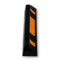 RS PRO High Visibility Yellow and Black Rubber Triangular Impact Protector 595mm x 120mm 221-7888