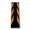 RS PRO Yellow, Black High Visibility Rubber Trapezoidal Impact Protector 550mm x 145mm 221-7889