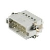 Amphenol Industrial Heavy Duty Power Connector Insert 16A 250V Male 10 Contacts Heavy Mate C146 Series C146 10A010 002 4