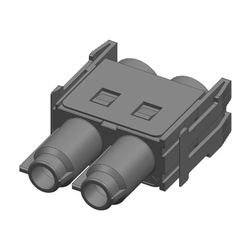 Amphenol Industrial Heavy Duty Power Connector Module 70A 1000V Female 2 Contacts Heavy Mate C146 Series C146 10B002 601 15