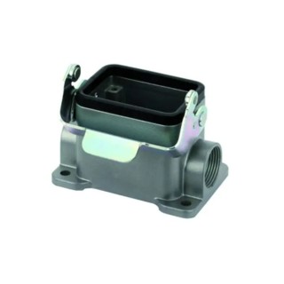 Amphenol Industrial Heavy Duty Power Connector Housing Aluminium Alloy IP65 Cable Mount C146 10N006 803 1