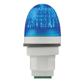 RS PRO Blue Beacon 24V AC/DC Steady Panel LED Bulb Polycarbonate Housing IP66 IP66