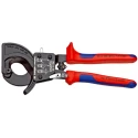 Knipex Flush Ratchet Cable Cutter 250mm Overall Length Steel Jaw, 32mm Cutting Capacity 95 31 250