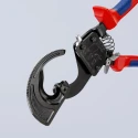 Knipex Flush Ratchet Cable Cutter 250mm Overall Length Steel Jaw, 32mm Cutting Capacity 95 31 250