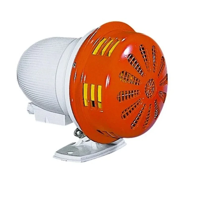 RS PRO Siren 110V AC IP43 114 dB 1-Tone White with AC Bracket IP43
