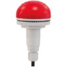 RS PRO Red Sounder-Beacon Combination, IP65, 24V AC/DC Panel Electronic LED Signal Unit 222-2440