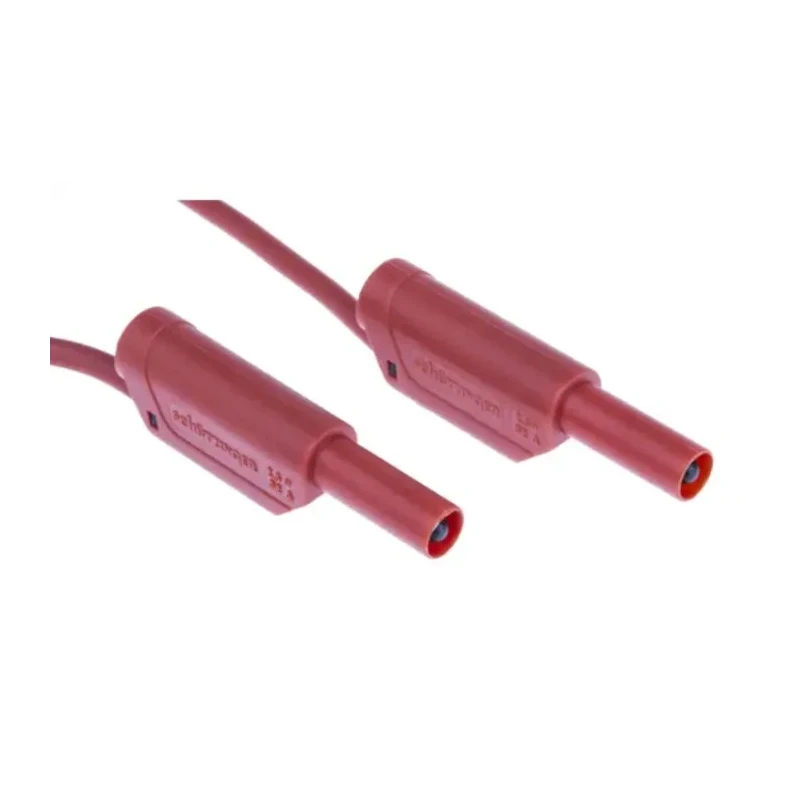 Schutzinger Test Lead 32A, 1kV, Red, 1.5 m Lead Length RS VSFK 8700 / 2.5 / 150 / RT
