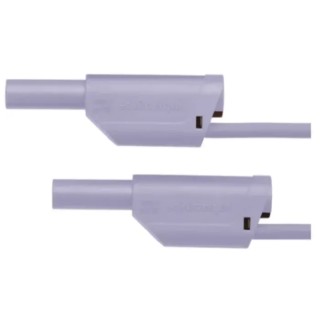 Schutzinger Test Lead 32A 1kV Purple 2m 4 mm Connector Male RS VSFK 8700 / 2.5 / 200 / PVI